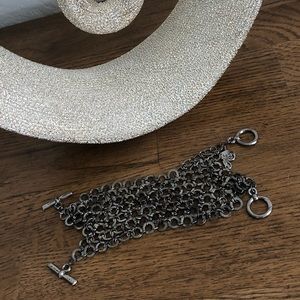 Cute gun-metal gray bracelet